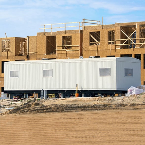 our construction & jobsite shower trailers require standard plumbing and electrical connections